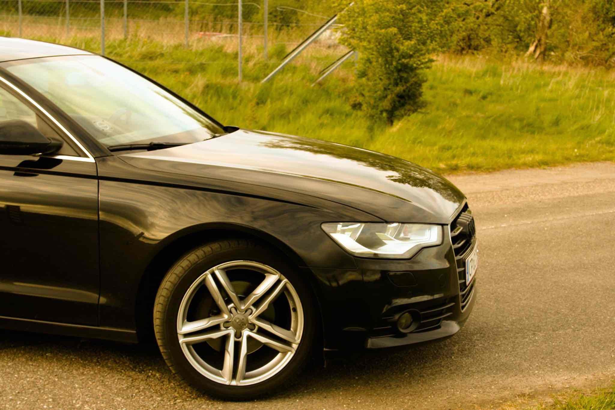 Sort Audi A6 fra 2012