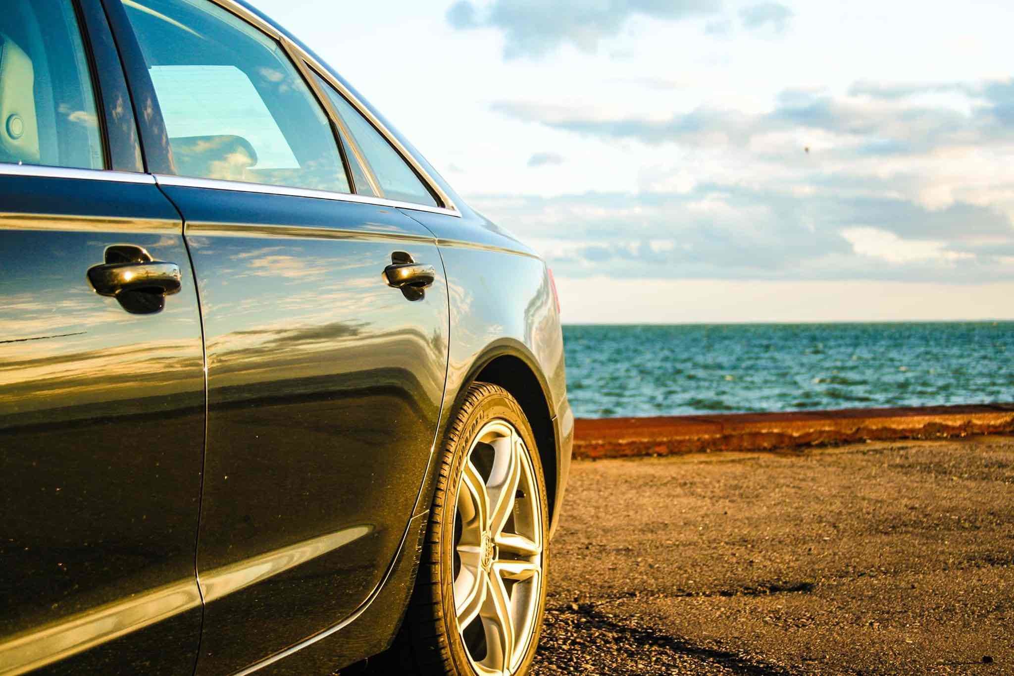 Sort Audi A6 fra 2012