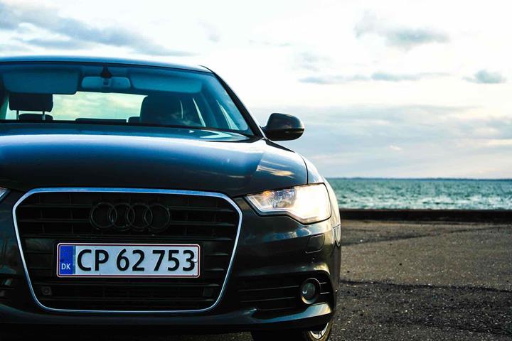 Sort Audi A6 fra 2012
