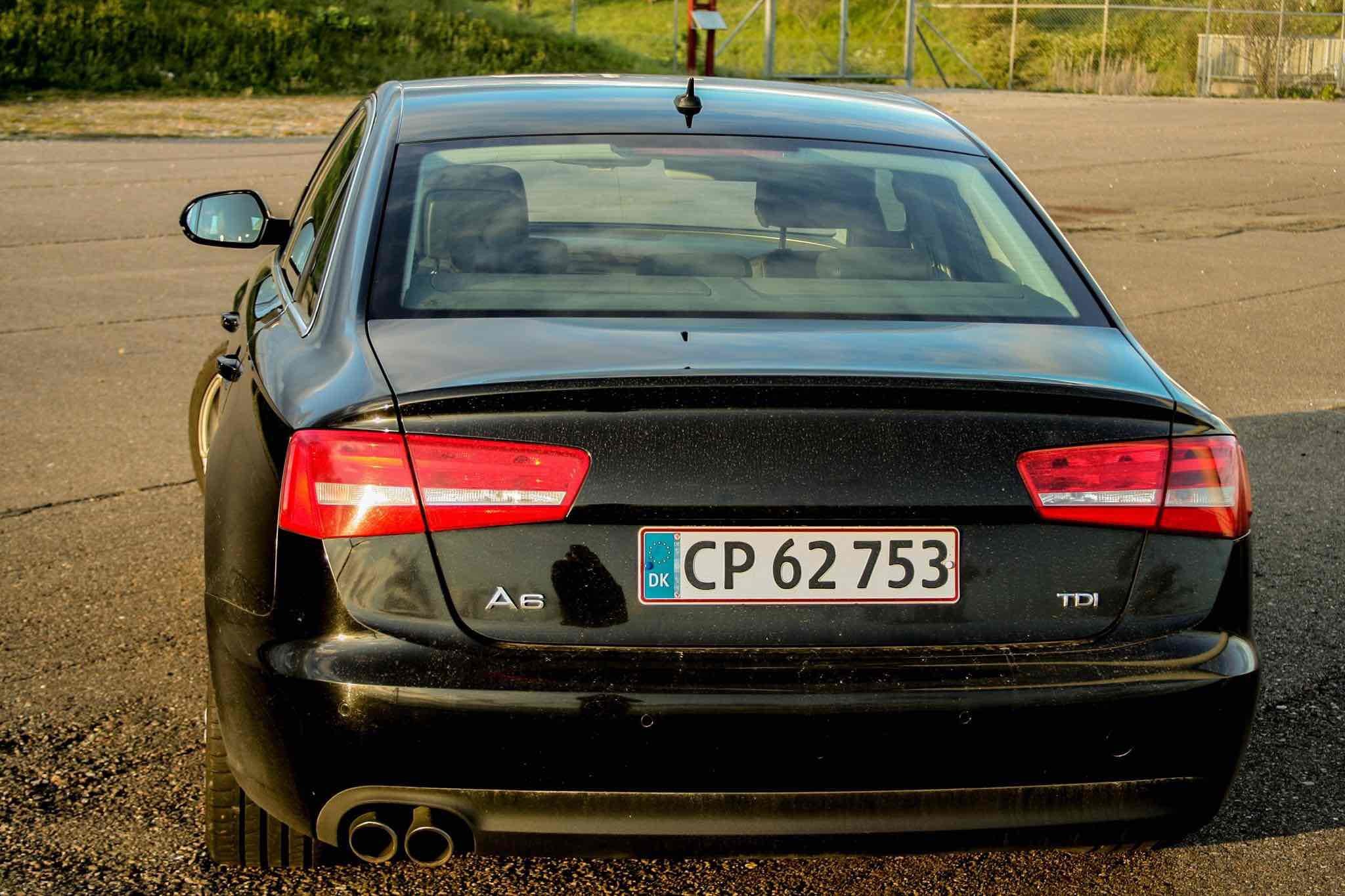 Sort Audi A6 fra 2012