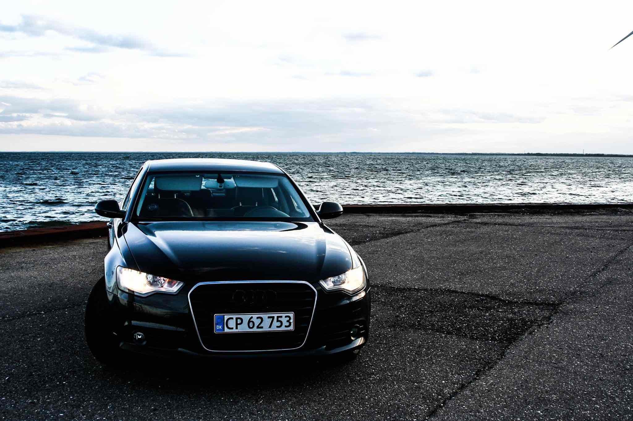 Sort Audi A6 fra 2012