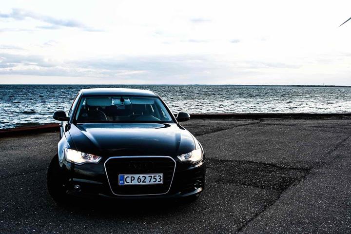 Sort Audi A6 fra 2012