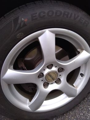 Grå Ford Focus fra 2005