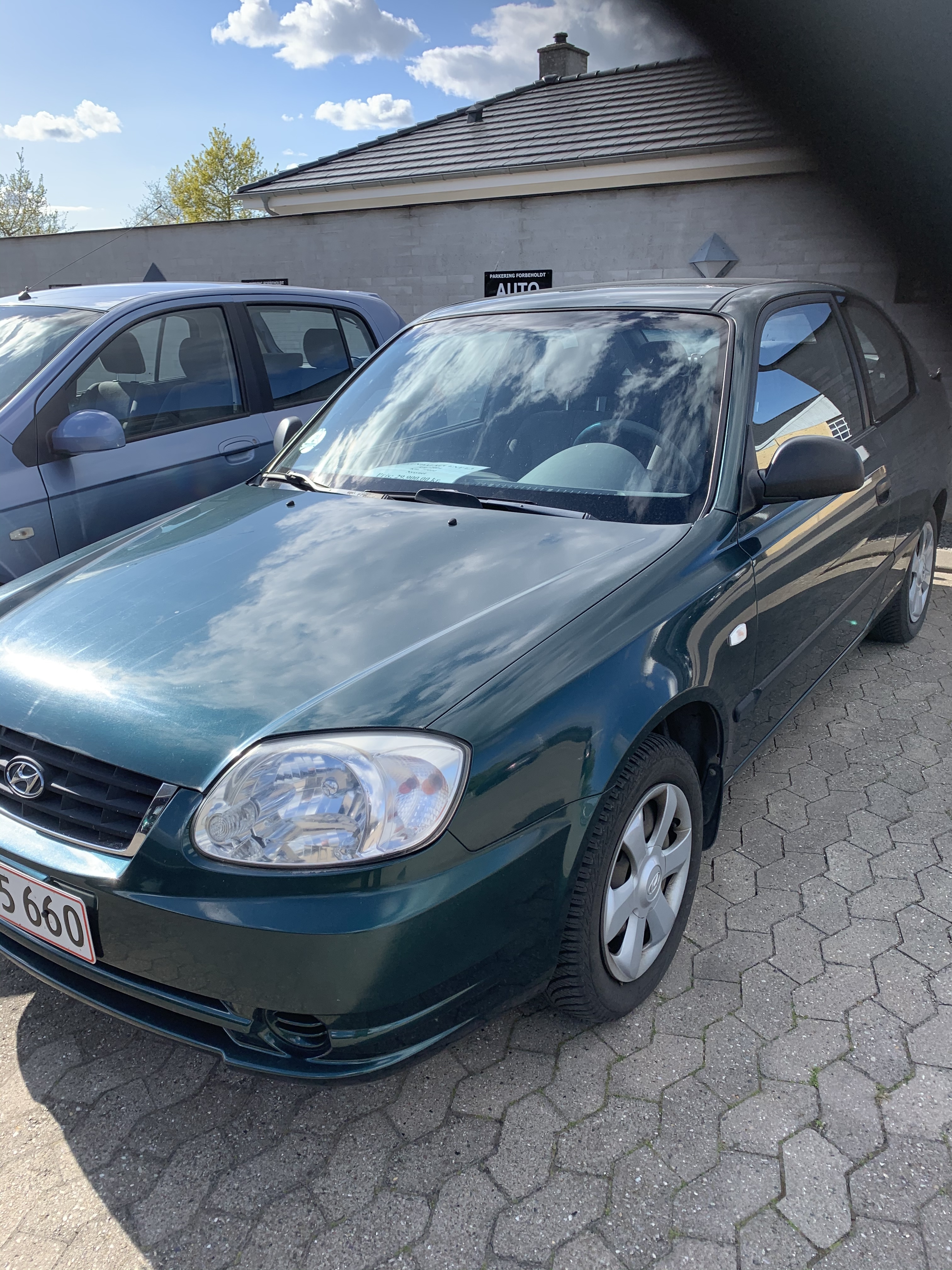 Grøn Hyundai Accent fra 2022