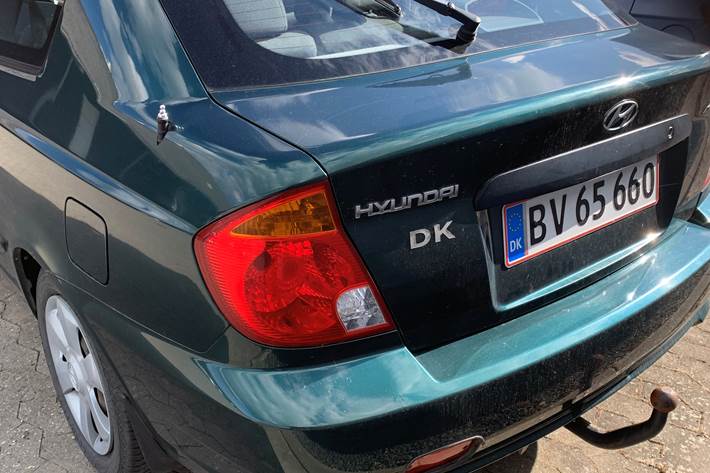 Grøn Hyundai Accent fra 2022