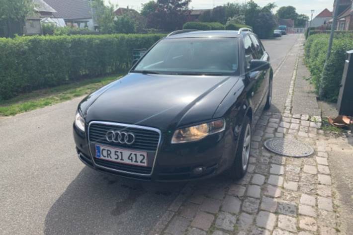 Sort Audi A4 fra 2005