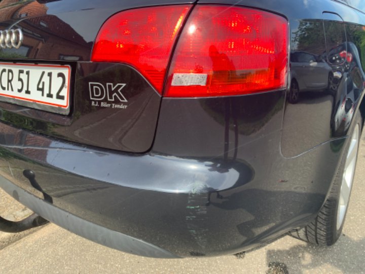 Sort Audi A4 fra 2005