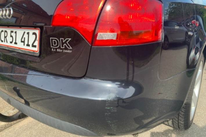 Sort Audi A4 fra 2005