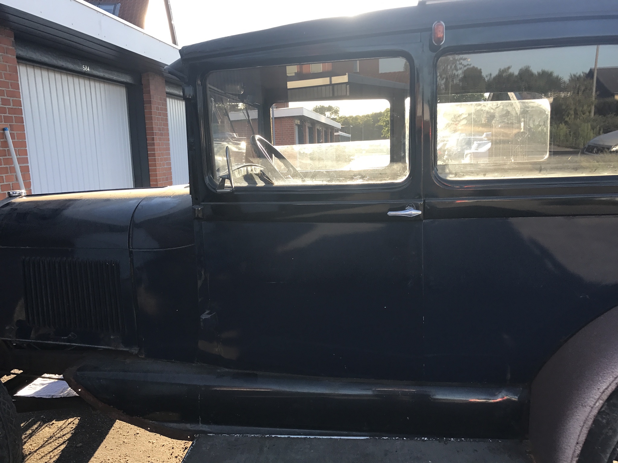 Blå Ford A fra 1929
