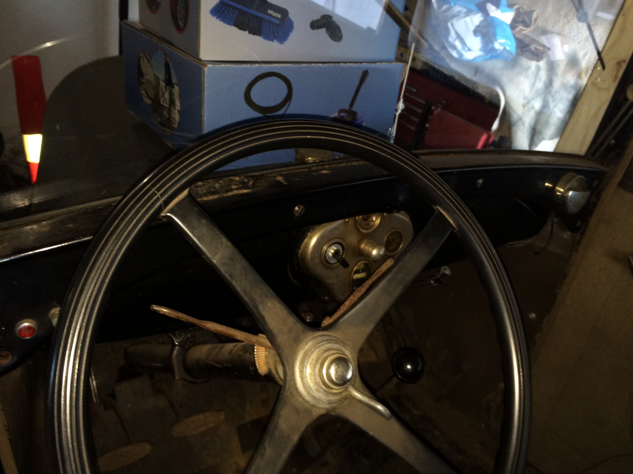 Blå Ford A fra 1929