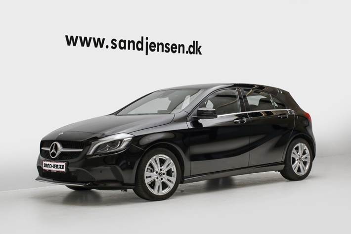 Sort Mercedes A200 fra 2018