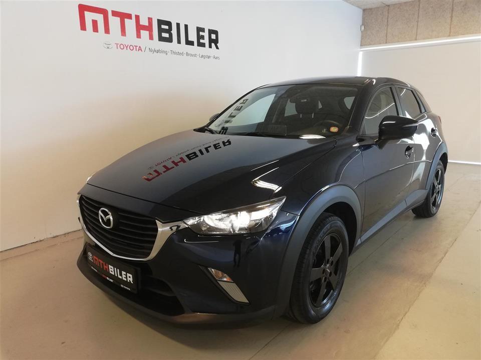 Blå Mazda CX-3 fra 2016