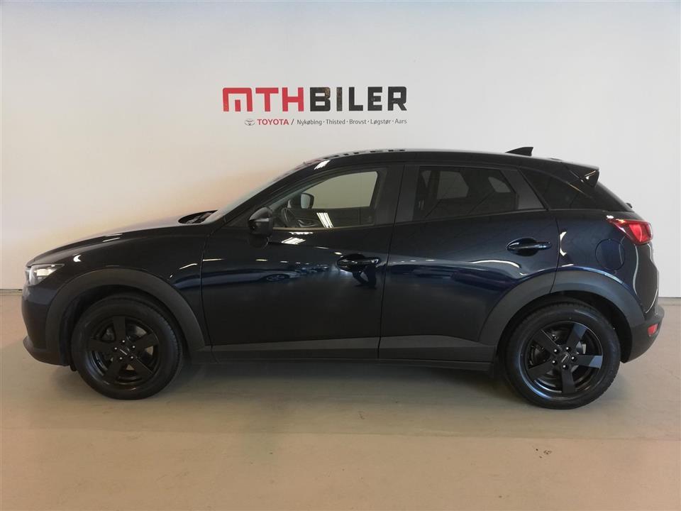 Blå Mazda CX-3 fra 2016