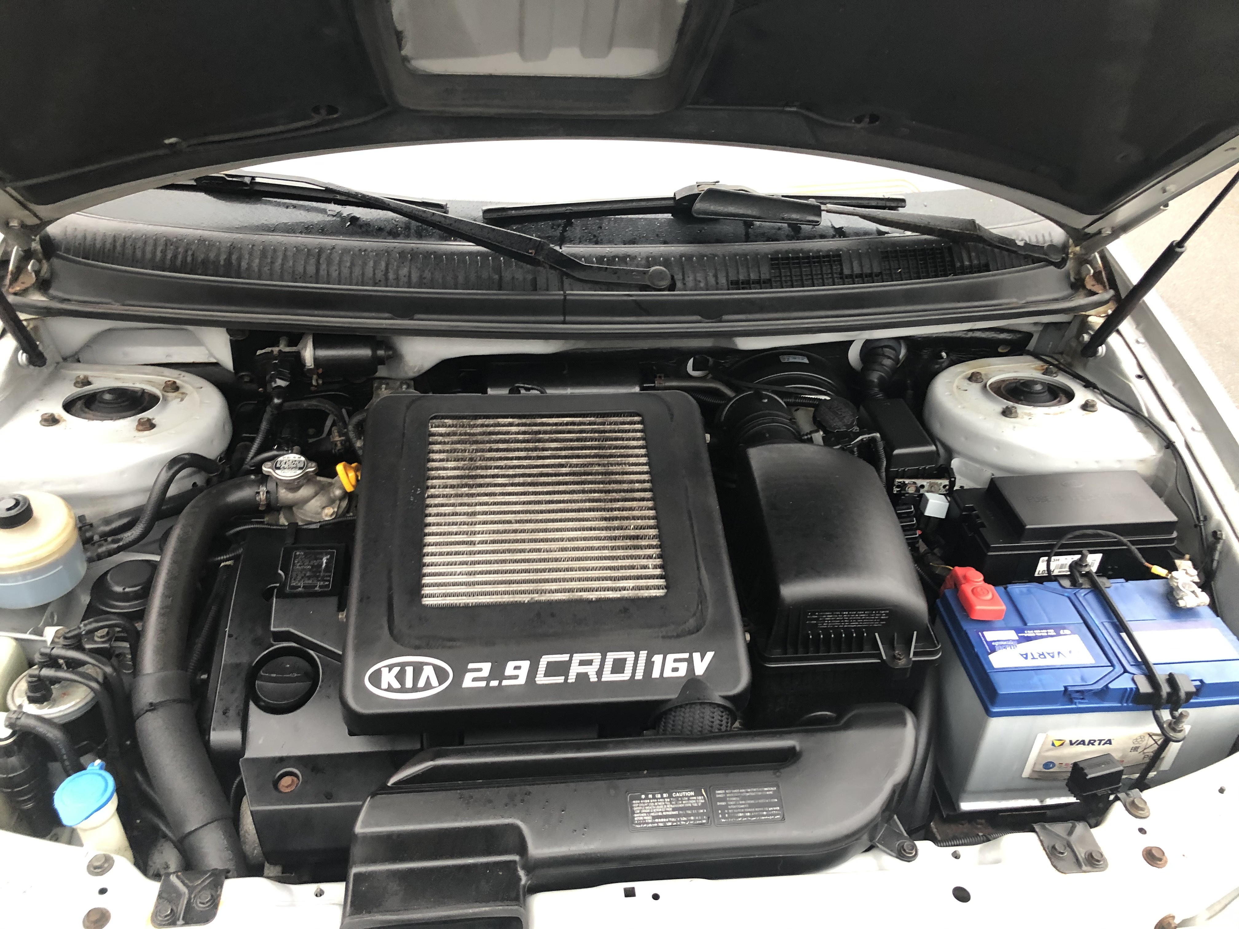 Sølv Kia Carnival fra 2005