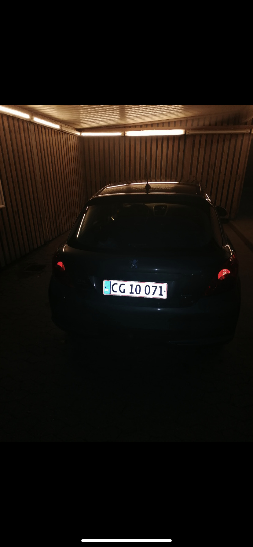 Brun Peugeot 207 fra 2008