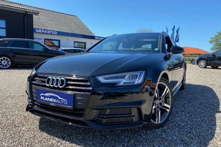 Grå Audi A4 fra 2017