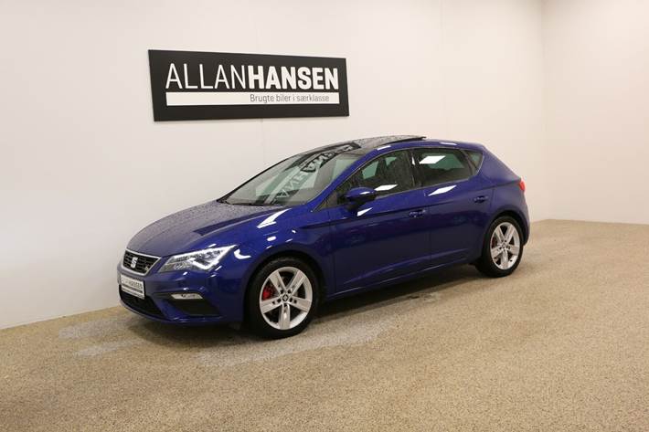 Blå Seat Leon fra 2019
