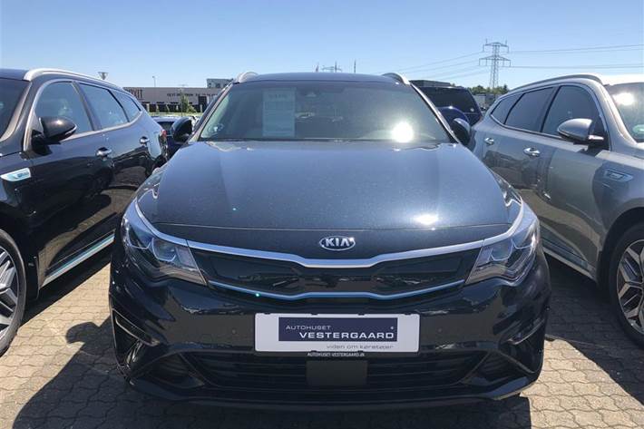 Blå Kia Optima fra 2020