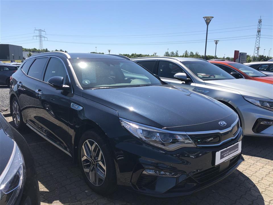 Blå Kia Optima fra 2020