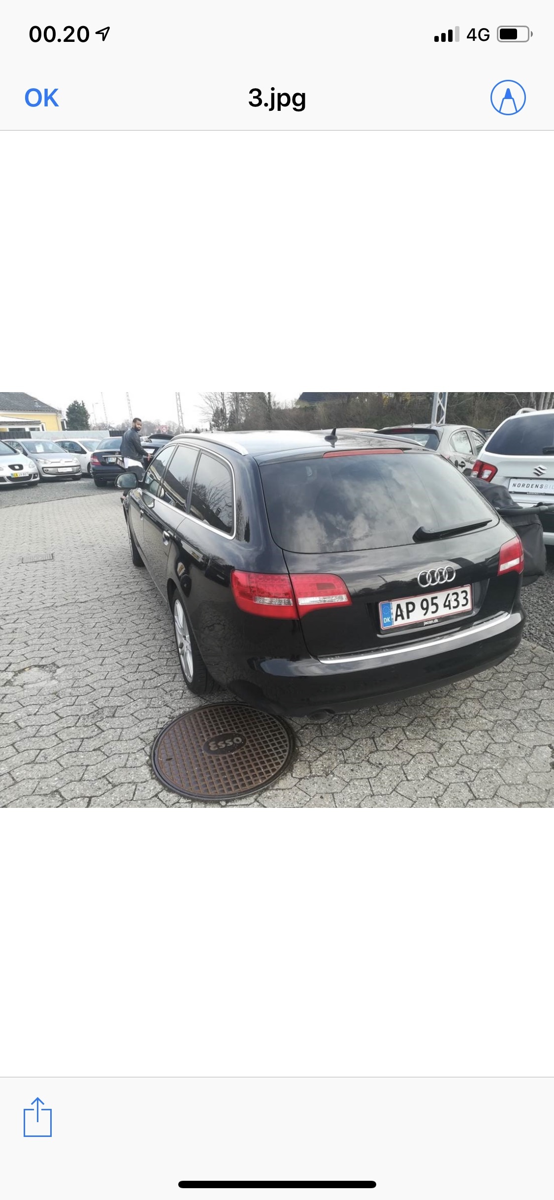 Sort Audi A6 fra 2011