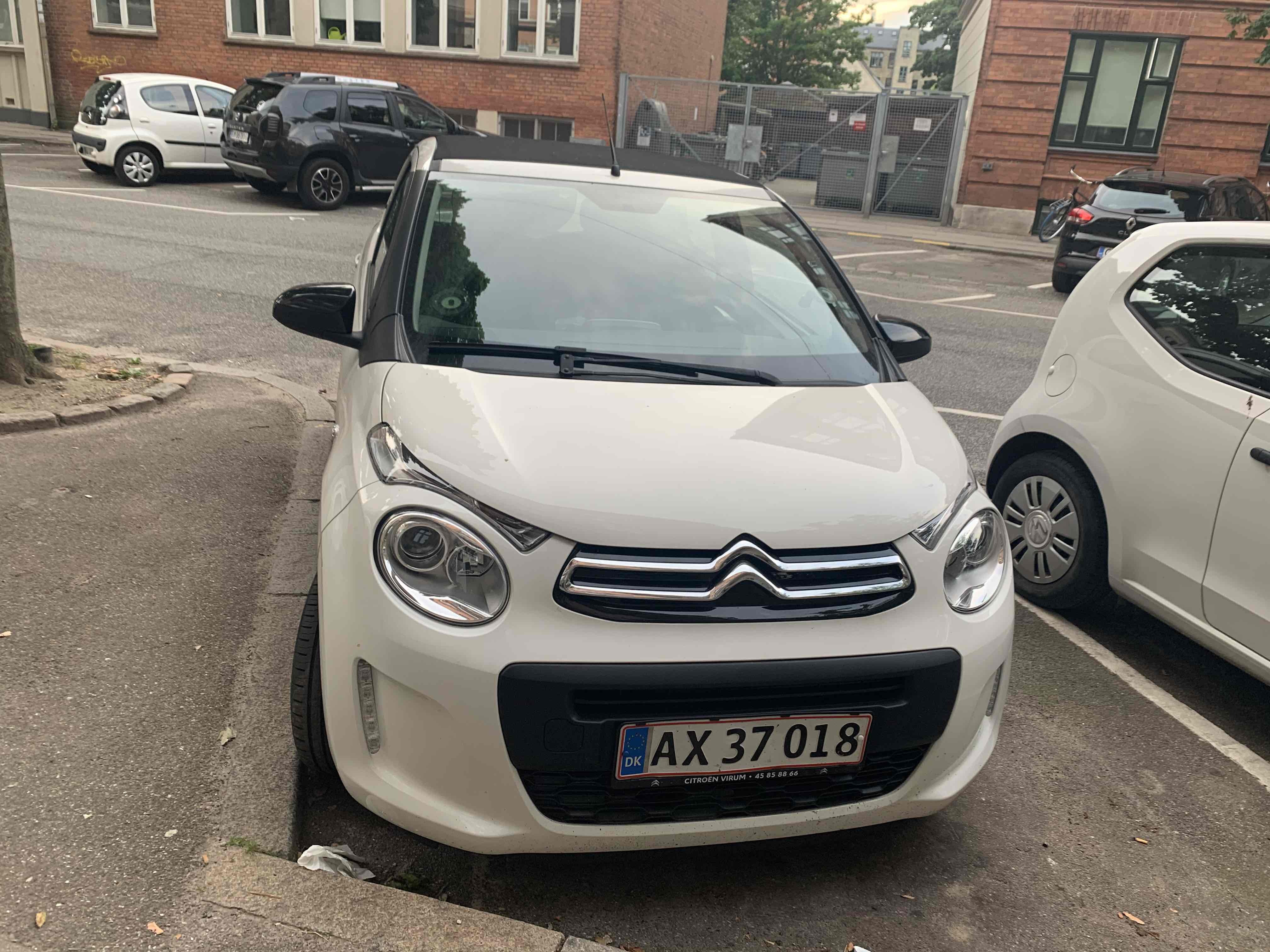 Hvid Citroën C1 fra 2015