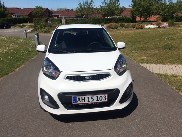 Hvid Kia Picanto fra 2013