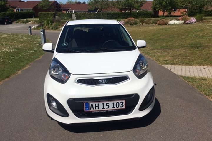 Hvid Kia Picanto fra 2013
