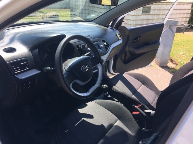 Hvid Kia Picanto fra 2013