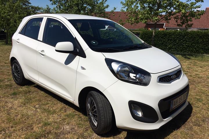 Hvid Kia Picanto fra 2013