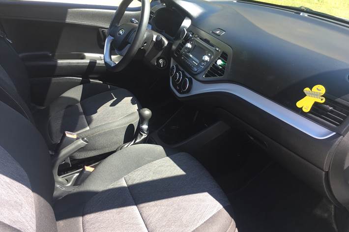 Hvid Kia Picanto fra 2013