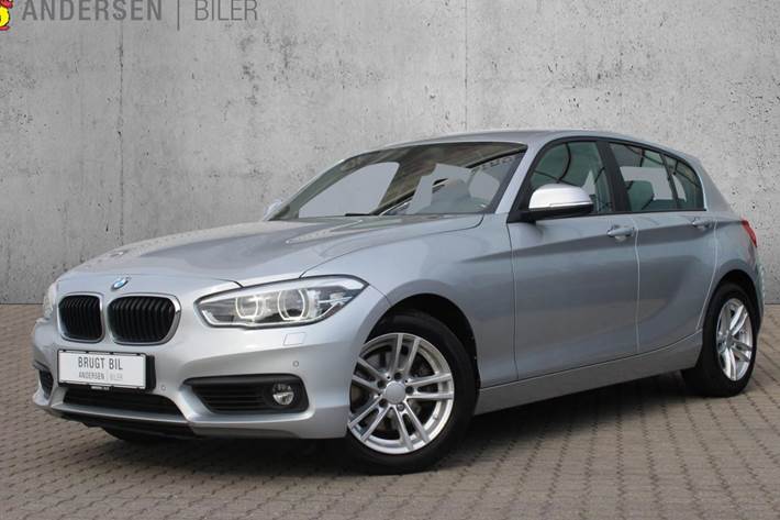 Sølv BMW 120d fra 2017