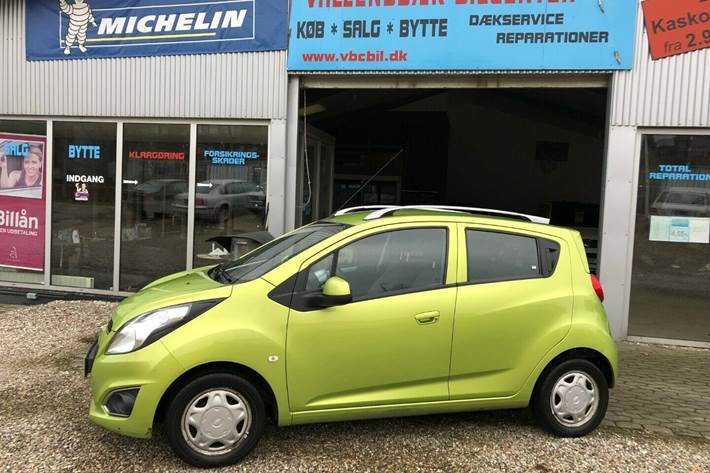 Grøn Chevrolet Spark fra 2013