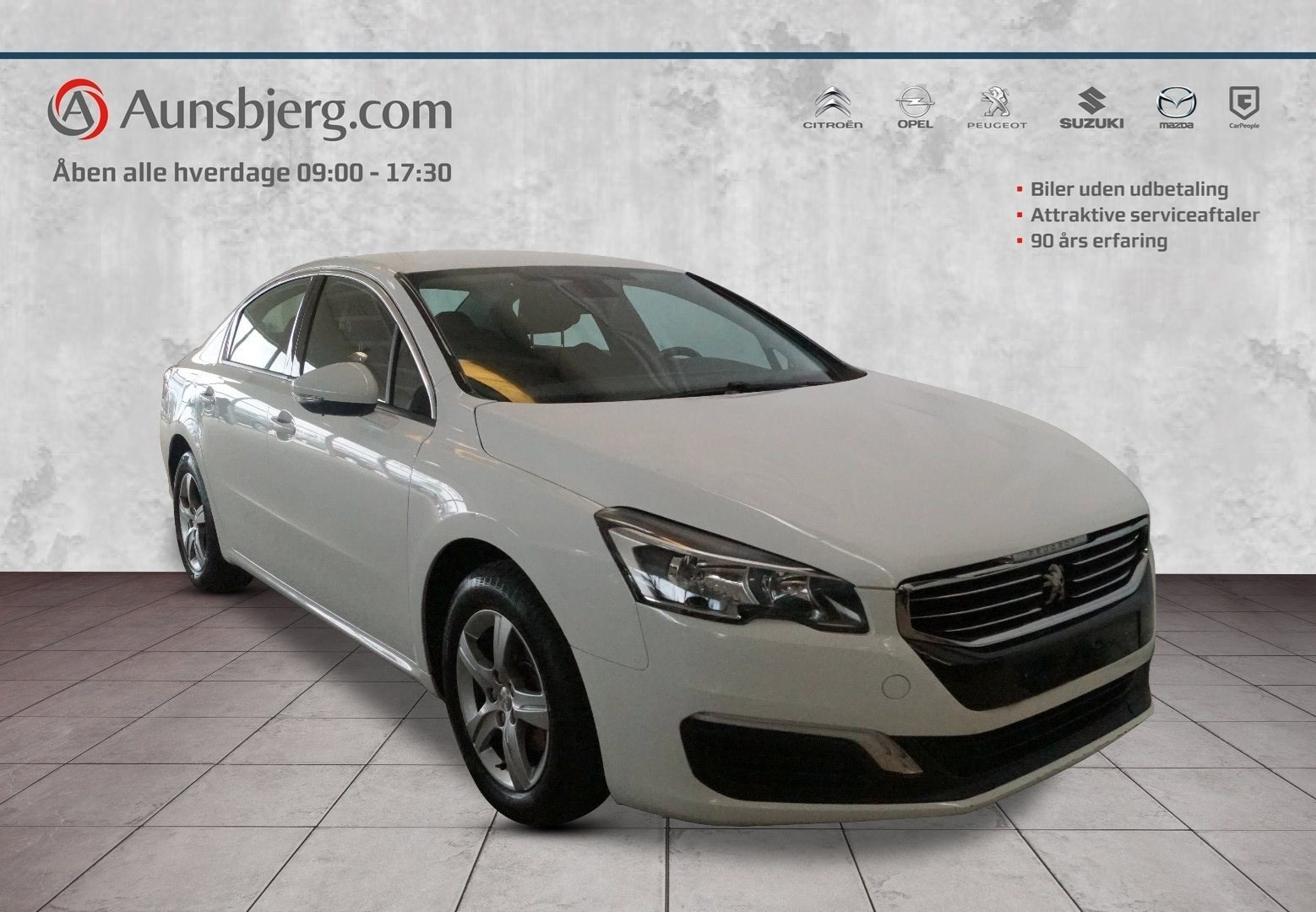 Guide til Peugeot 508 BlueHDi 150 STOP&START Allure (Årgang 09/2014 - 03/2018)