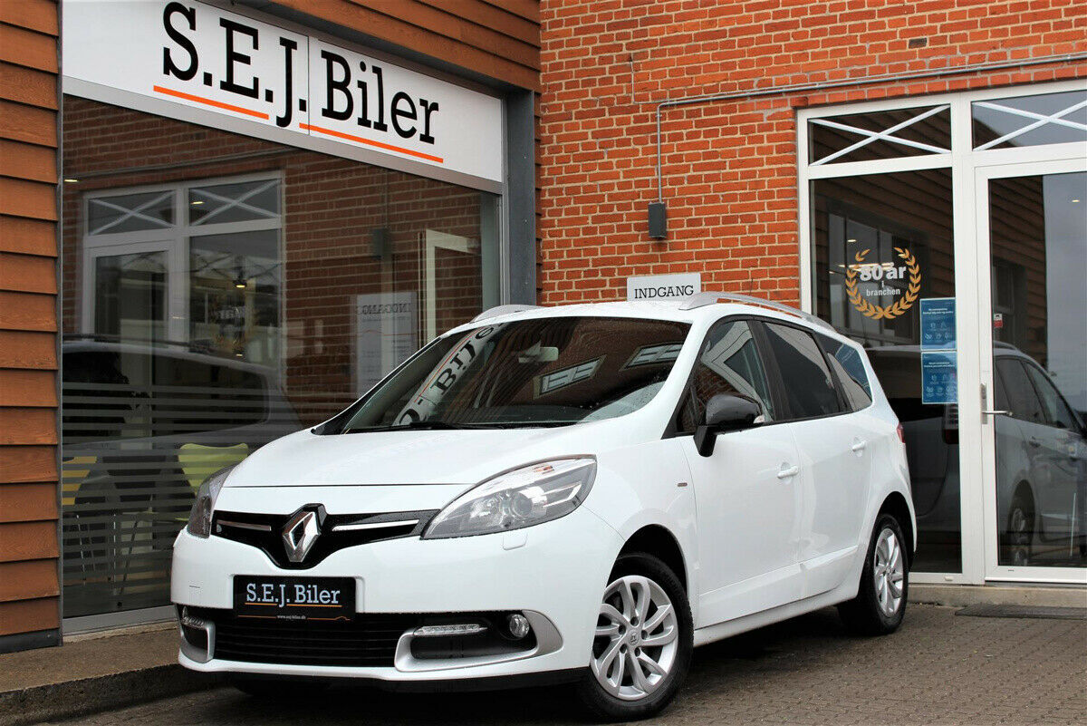 Hvid Renault Grand Scenic III fra 2016