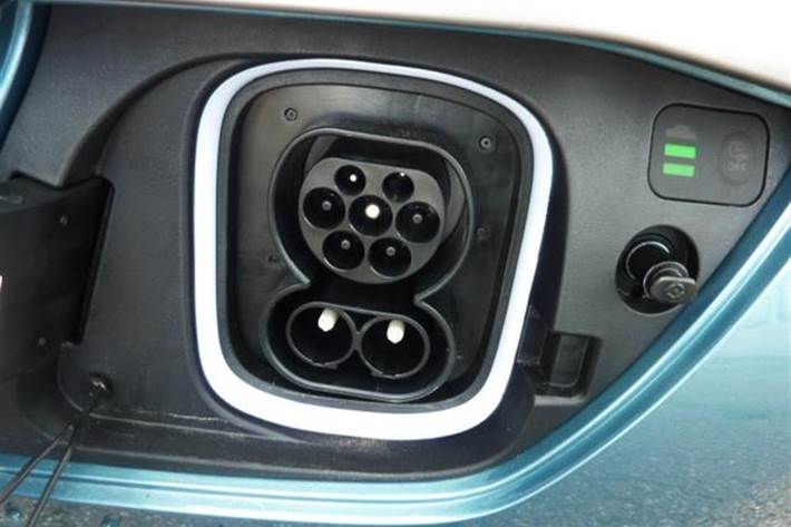 Blå Hyundai Kona fra 2020