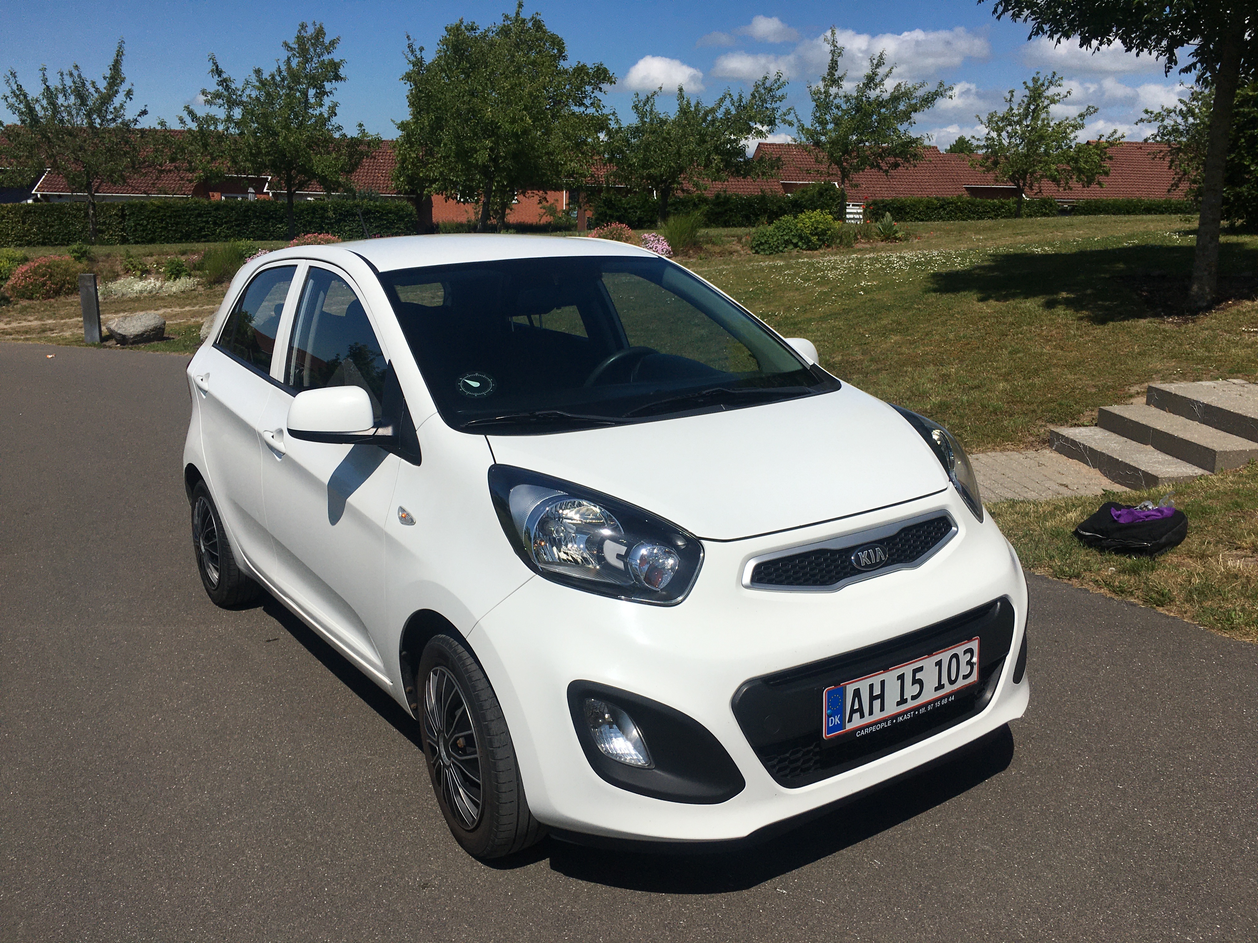 Hvid Kia Picanto fra 2013