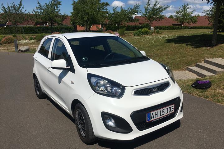 Hvid Kia Picanto fra 2013