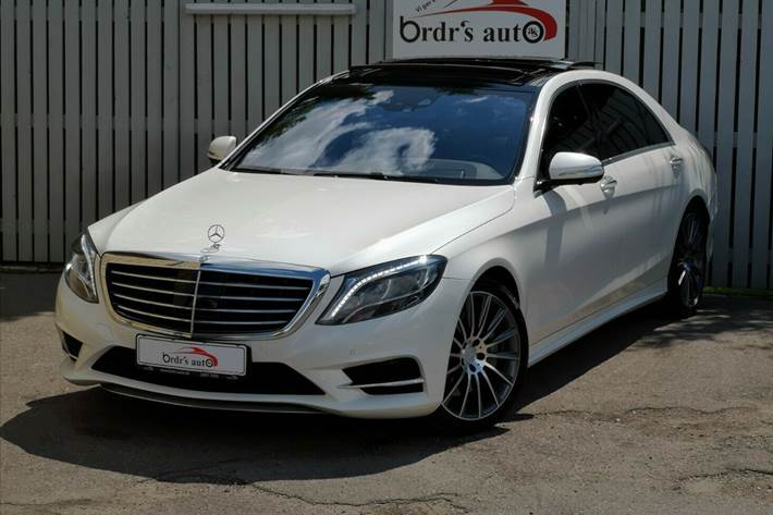 Grå Mercedes S350 fra 2015