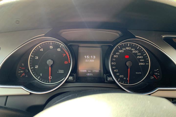 Sølv Audi A5 Sportback fra 2010