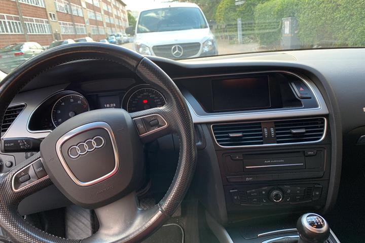 Sølv Audi A5 Sportback fra 2010