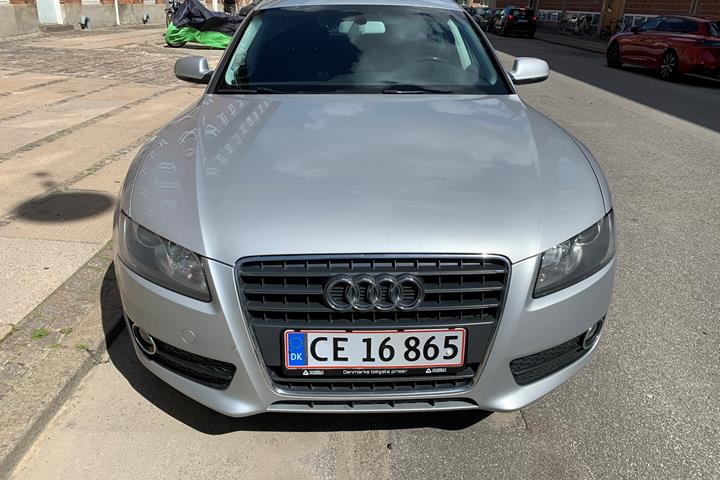 Sølv Audi A5 Sportback fra 2010