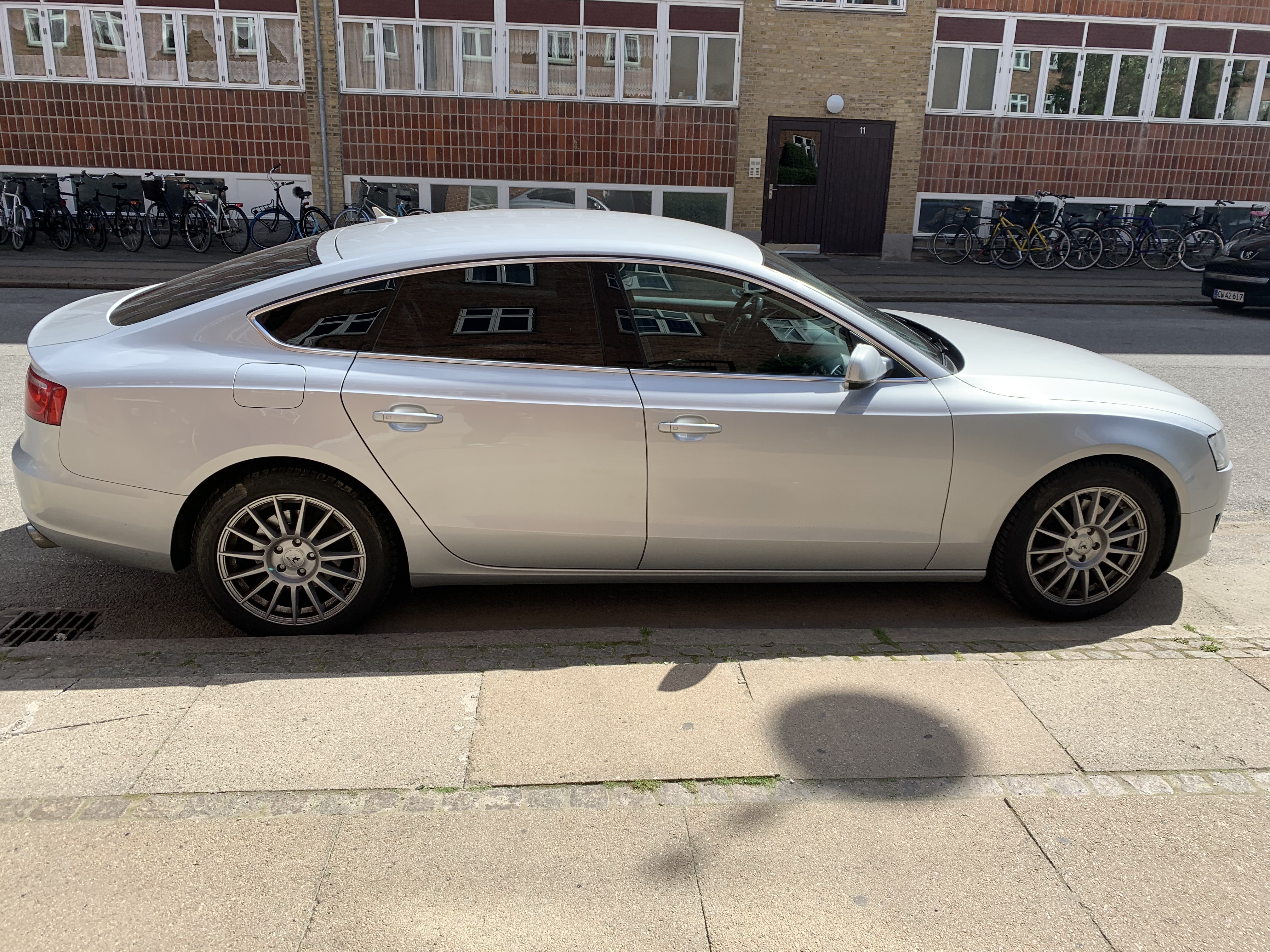 Sølv Audi A5 Sportback fra 2010