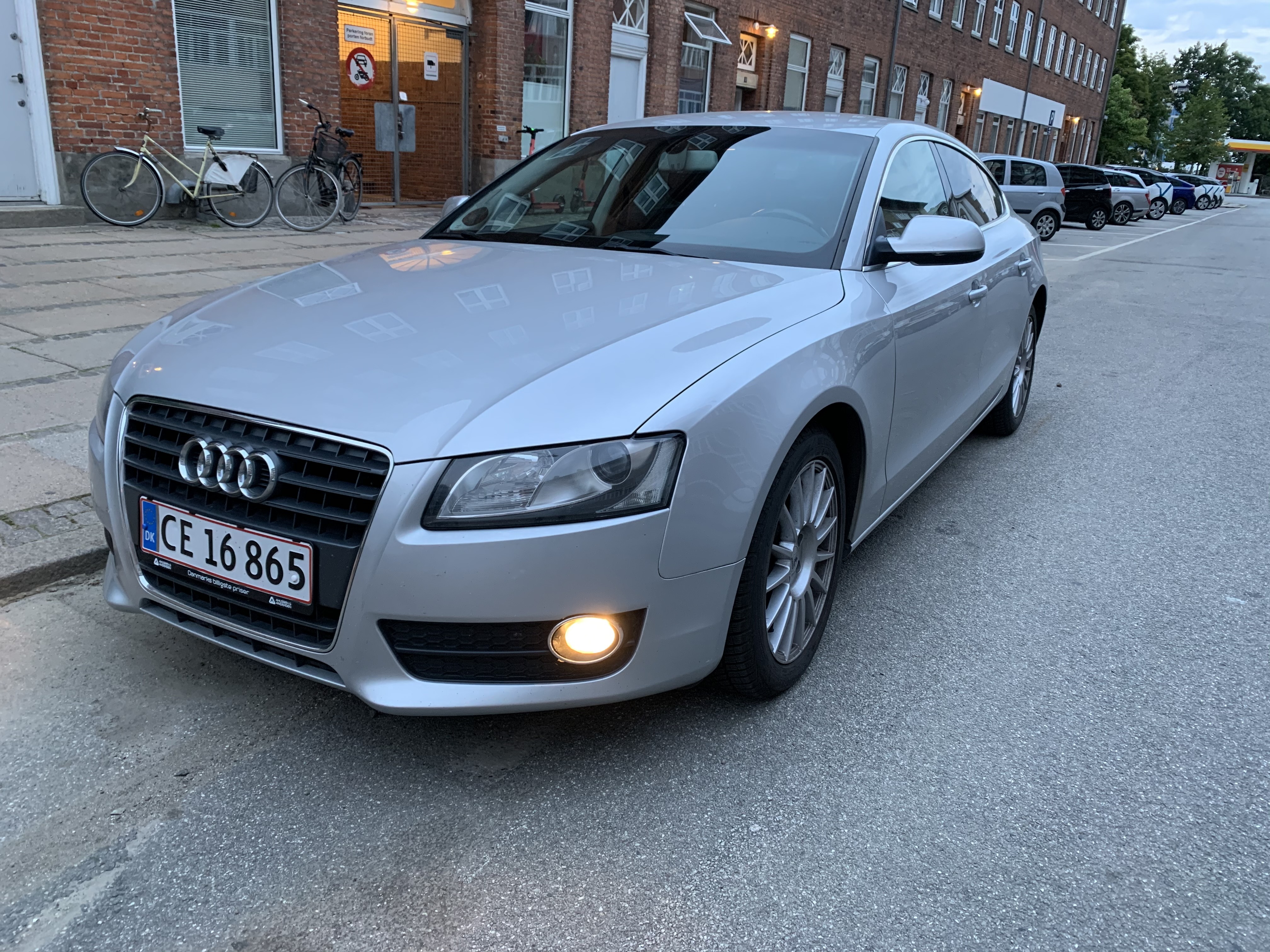 Sølv Audi A5 Sportback fra 2010