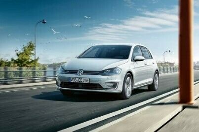 Hvid VW e-Golf VII fra 2020