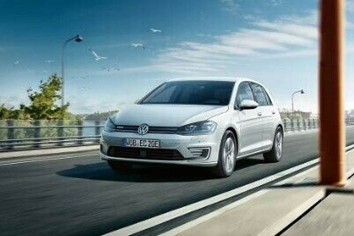 Hvid VW e-Golf VII fra 2020
