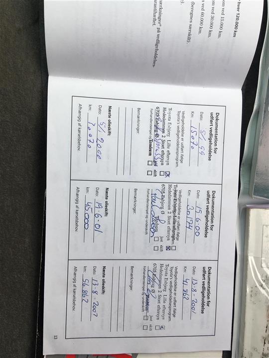 undefined Toyota Camry fra 1998