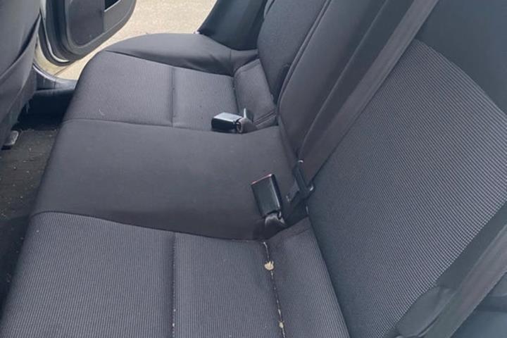 Hvid Mitsubishi Lancer fra 2011