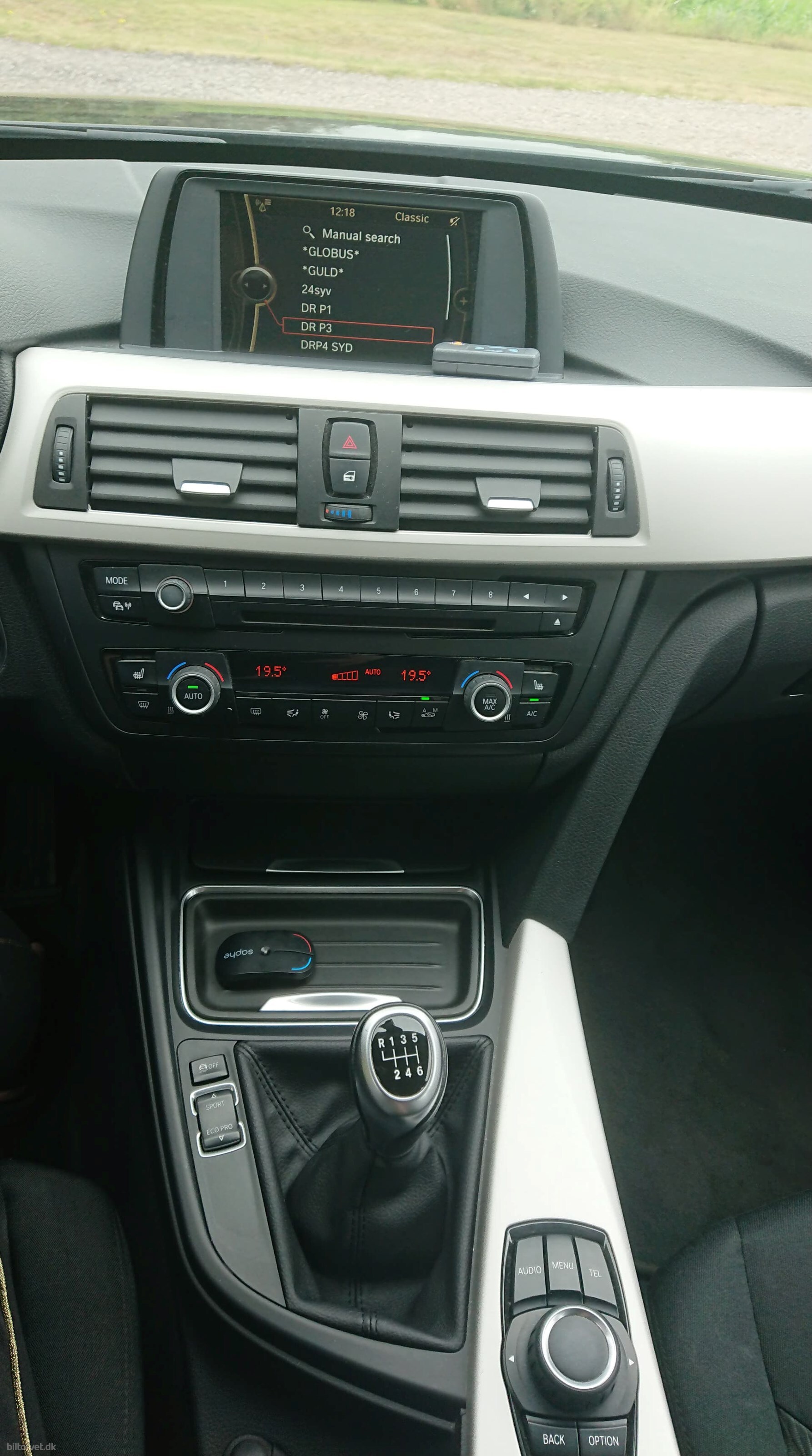 Sort BMW 316d fra 2013