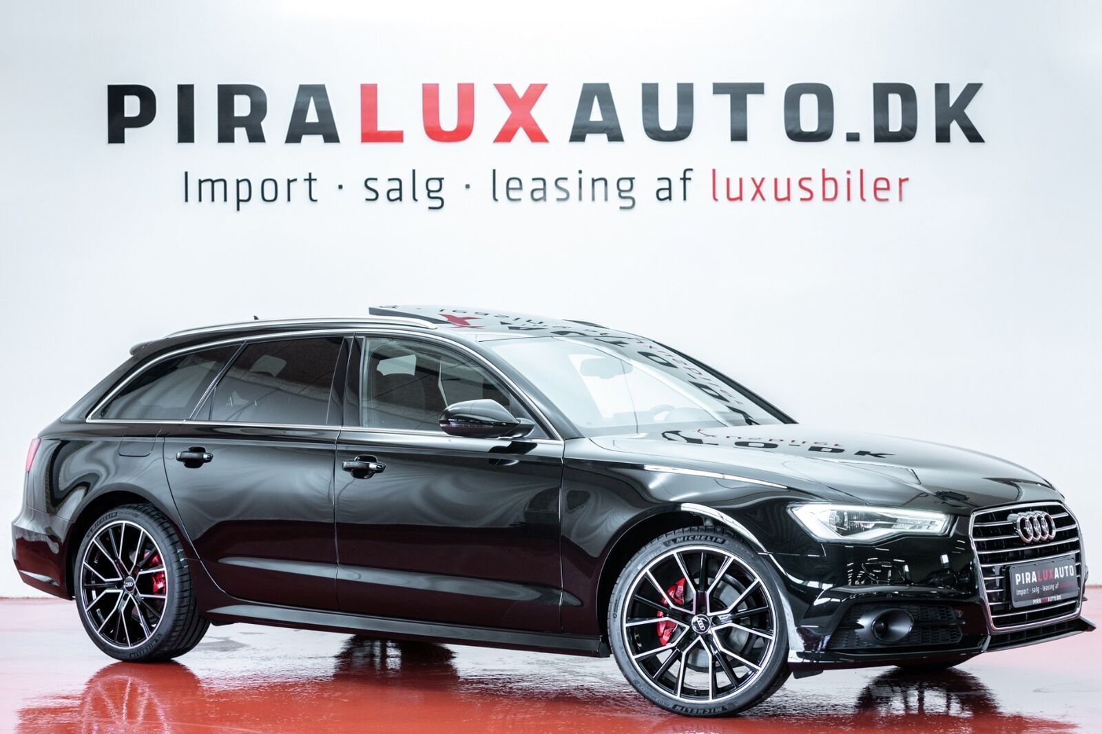 Grå Audi A6 fra 2017