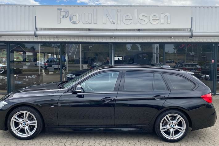 Grå BMW 320d fra 2019